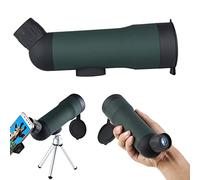 Telescopio monoculare 20x50 con cinturino da viaggio per adulti e bambini, HD compatto ad alta potenza impermeabile portatile leggero cannocchiale monoculare con trasparente per birdwatching caccia