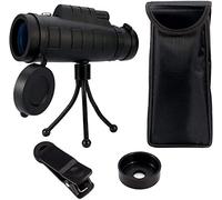Telescopio monoculare 40x60 HD Bak4 Prism Monoculare Impermeabile Clip per telefono antiscivolo e treppiede per cellulare per giochi di birdwatching all'aperto Giochi sportivi