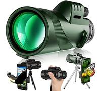 Telescopio monoculare 40x60 HD telescopio monoculare per adulti con supporto per smartphone treppiede binocolo monoculare impermeabile per birdwatching viaggi escursioni concerto