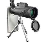 Telescopio monoculare 4K 10-300X40mm Super teleobiettivo Zoom Telescopio monoculare portatile con supporto per smartphone e treppiede per birdwatching per adulti Caccia all'aperto Viaggi turistici