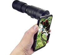 Telescopio monoculare 4K 10-300X40mm Super Zoom, obiettivo per telefono con fotocamera ottica HD, telescopio con treppiede per smartphone (1 x telescopio + 1 x treppiede)
