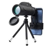 Telescopio monoculare 80 x 100 ad alta definizione con prisma + clip per telefono + Tr