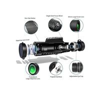 Telescopio Monoculare 80x100 Ad Alta Potenza per Smartphone, Monocolo per Osservare Le Stelle, La Fauna Selvatica, il Birdwatching, I Viaggi e il