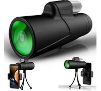 Telescopio monoculare ad alta potenza 10x42 HD con treppiede porta telefono, cannocchiale monoculare leggero portatile impermeabile con trasparente per birdwatching escursionismo viaggio cam