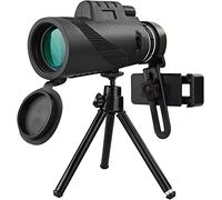 Telescopio monoculare ad alta potenza 12x50 HD con supporto per smartphone, monoculare alto con monocoli FMC BAK4, perfetto per il birdwatching, escursioni, viaggi