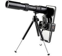 Telescopio monoculare ad alta potenza 4k 10-300x40mm Super Tele Zoom Telescopio con accessori per telefoni cellulari con clip per treppiede