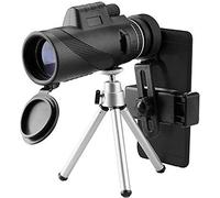 Telescopio monoculare ad alta potenza con supporto per smartphone e treppiede per bird watching, campeggio, escursionismo