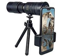Telescopio monoculare ad alta potenza HD portatile da esterno 1 set, telescopio monoculare con super teleobiettivo zoom 10-300X40mm con treppiede e clip per la maggior parte degli smartphone