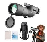 Telescopio monoculare ad alta potenza,Monocolo per adulti ad alta potenza | Monocoli con visione più ampia 25-75x60 per adulti | Monoculare per visione più ampia per esterni e birdwatching, impermeabi