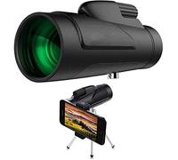 Telescopio monoculare Adattatore per montaggio su treppiede per smartphone con prisma BAK4 ad alta potenza 12x50, perfetto per birdwatching, escursionismo, concerti, telescopio per la fauna selva