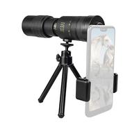 Telescopio monoculare - BAK4 Telescope astronomico Prisma 3D Giroscopio 10-300x40mm Teleobiettivo zoom, monoculari professionali 4K per adulti visione notturna