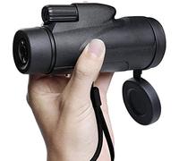 Telescopio monoculare con oculare grande, leggero, a banda larga, 12X50, per il campeggio, la caccia al birdwatching
