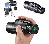 Telescopio monoculare con per telefono cellulare, monocolo per adulti, 40x60 Bak4 portatile ad alta potenza per il birdwatching
