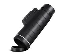 Telescopio monoculare con prisma ad alta potenza, monocolo compatto tascabile impermeabile con zoom HD 10X42 for adulti Birdwatching Viaggi Escursionismo-con adattatore for smartphone Treppiede