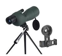 Telescopio monoculare con prisma Bak4 con obiettivo ED zoom 25-75 x 60, compatibile per il campeggio all'aperto e il birdwatching