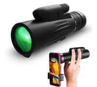 Telescopio monoculare con zoom HD 10-30x42, monoculare ad alta potenza per adulti con adattatore per smartphone e treppiede, monoculare per campeggio, escursionismo, bird watching