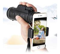 Telescopio monoculare con Zoom HD ad Alta Potenza con Prisma BAK4 e Lente in Vetro Completamente Multistrato - Design Impermeabile con Supporto per Smartphone e compatibilità con treppiede