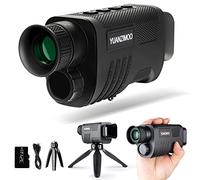 Telescopio monoculare digitale a infrarossi per visione notturna, 100% oscurità, con zoom 8X, batteria ricaricabile da 2000 mAh, treppiede da 32 GB con lettore di schede SD e lettore di schede, per
