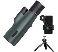 Telescopio monoculare HD 10 x 30 con staffa per smartphone, monoculare ad alta potenza con prisma BAK-4 e lente FMC monoculari per bird watching, osservare le stelle, campeggio, escursionismo
