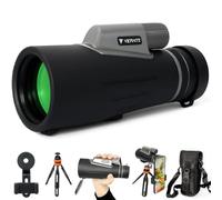 Telescopio monoculare HD 12 x 56 monoculare per adulti, ad alta potenza, telescopio tascabile a lungo raggio con adattatore per smartphone e treppiede, visione notturna in condizioni di scarsa