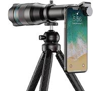 Telescopio monoculare HD ad alta potenza con clip per telefono, treppiede e custodia per birdwatching//campeggio, telescopio monoculare con zoom 60X