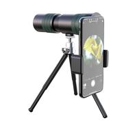 telescopio monoculare HUIOP Telescopio Monoculare Portatile 8X-24X Zoom BAK4 Lente Prisma FMC con Supporto per Smartphone e Treppiede e Borsa di Stoccaggio per Bambini Adulti Concerto Brids Guardare E