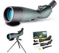 Telescopio monoculare impermeabile 60 x 80 con adattatore per telefono e treppiede, per birdwatching, tiro con l'arco, safari, osservare le stelle, campeggio