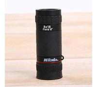 Telescopio monoculare, mini prisma del telescopio a doppia regolazione ad alta potenza 8 x 18 compatibile con il birdwatching, campeggio, caccia, fauna selvatica, viaggi