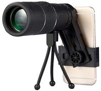 Telescopio monoculare - Monoculare HD 16 x 52 con supporto per smartphone e treppiede monoculare impermeabile per birdwatching, campeggio, escursionismo, visione 114m/1000m