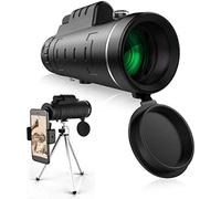 Telescopio monoculare, monoculare HD ad alta potenza 40X60 con supporto per smartphone e treppiede monoculare impermeabile con messa a fuoco prismatica FMC durevole e chiara per il campeggio di