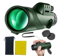 Telescopio monoculare, monoculari per adulti ad alta potenza,Telescopio compatto HD | Design compatto leggero di alta visione piccola portatile per birdwatching all'aperto Stargazing