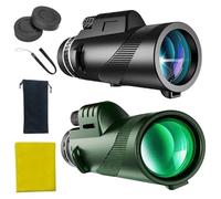 Telescopio monoculare, monoculari per adulti ad alta potenza - Telescopio compatto HD | Ingrandimento 80x compatto leggero per birdwatching di ossazzù e astronomia all'aperto