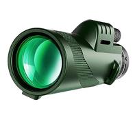 Telescopio monoculare per adulti, ad alta potenza, compatto, con adattatore per smartphone, telescopio portatile con treppiede, per bird watching, campeggio, viaggi