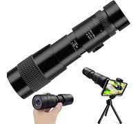 Telescopio monoculare per smartphone 4K 10-300 x 40 mm - Telescopio monoculare per adulti Telescopio monoculare Zoom per telefono Impermeabile Antiappannamento