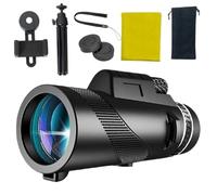 Telescopio monoculare per smartphone, Raggiungi Stella Monoculare | Telescopio a Mano con Ingrandimento 80x,Accessori per avventura all'aperto per il campeggio in montagna