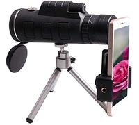 Telescopio monoculare per telefoni cellulari con bussola e treppiede, telescopio rifrattore astronomico, mini telescopio, applicazione all'aperto