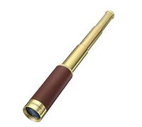 Telescopio monoculare pieghevole in ottone da capitano 25x30, telescopio monoculare tascabile impermeabile portatile push-pull regolabile con custodia per il trasporto per boy scout