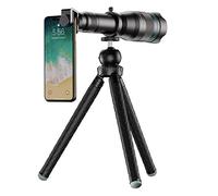 Telescopio monoculare portatile 60X Monoculare ad alta potenza con clip per telefono, treppiede e custodia per tiro al bersaglio, osservazione degli uccelli, paesaggi naturali