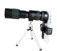 Telescopio monoculare portatile 8-24 x 30 mm con supporto per smartphone e treppiede, telescopio monoculare con impermeabile, prisma BAK4 e lente per adulti bird watching all'aperto