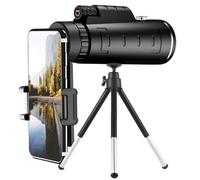 Telescopio monoculare portatile ad alta potenza, 40 x 60, visione notturna, zoom HD, binocolo tascabile per bird watching, viaggi, caccia, escursionismo, B