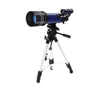 Telescopio monoculare portatile Apertura 70 mm e lunghezza focale 400 mm Telescopio portatile con treppiede regolabile e cercatore Rifrattore 16X e 66X per principianti e bambini