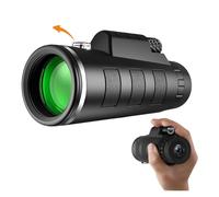 Telescopio monoculare portatile potente HD 10x42 con prisma for viaggi all'aperto, campeggio, escursionismo, caccia, birdwatching, regali for le vacanze