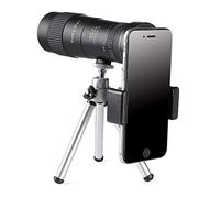 Telescopio monoculare portatile super potente da 8, per smartphone - Teleobiettivo zoom 40x40 Potente telescopio monoculare HD con visione notturna/diurna per adulti/bambini Viaggi in spiaggia