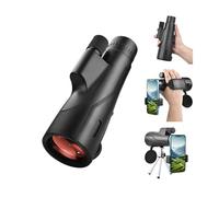 Telescopio monoculare potente 12x52, antiappannamento, a bassa dispersione, monocolo a lungo raggio for caccia ed escursionismo(LS12522ED Set)