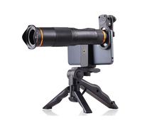 Telescopio Monoculare Professionale con Zoom HD 38x, Obiettivo per Telefono, Treppiede e Corpo In Metallo per Turismo All'Aria Aperta e Campeggio