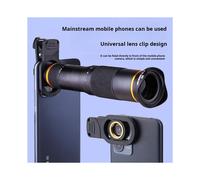 Telescopio Monoculare Professionale con Zoom HD 38x, Obiettivo per Telefono, Treppiede e Corpo In Metallo per Turismo All'Aria Aperta e Campeggio