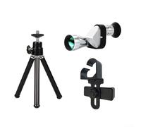 Telescopio monoculare tascabile, telescopio in miniatura ad alta definizione, ingrandimento 8x, impermeabile, accessori multipli disponibili (C)