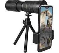 Telescopio monoculare Telescopio a lunga distanza per smartphone Zoom HD, per attività all'aperto in campeggio con adattatore per smartphone e treppiede