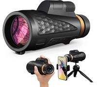 Telescopio monoculare, telescopio monoculare ad alto ingrandimento 16X52, staffa per telefono cellulare HD, monoculare con treppiede, impermeabile, alpinismo, escursionismo, birdwatching, co