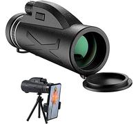 Telescopio monoculare, telescopio monoculare impermeabile 80 x 100 HD con treppiede porta smartphone per birdwatching, campeggio, escursionismo, viaggi,